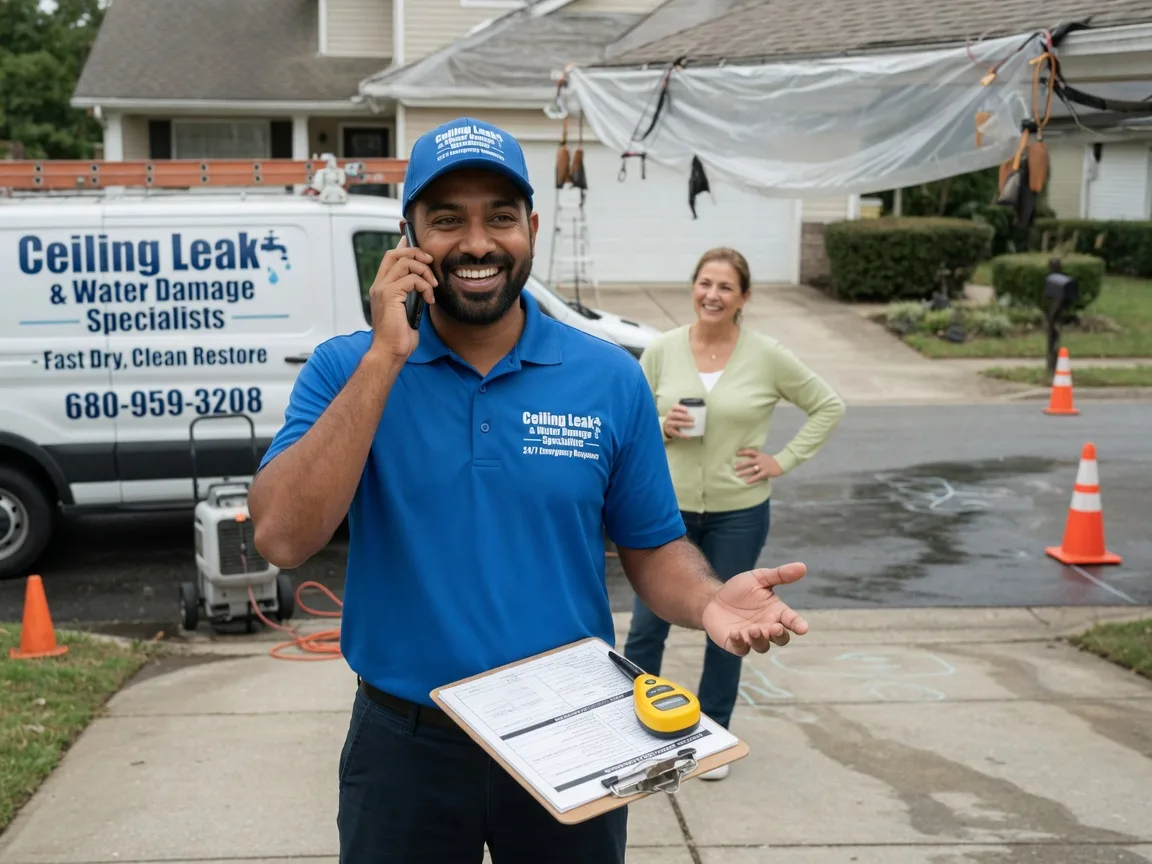 Ceiling Leak Cleanup Starr, SC FAQs
